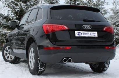 FOX Sportuitlaat 2x 90mm voor de Q5 TDi