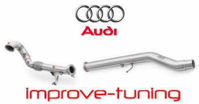 Downpipe voor diverse Audi modellen.