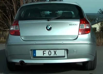 1-serie BMW E87/E81 FOX Sportuitlaten