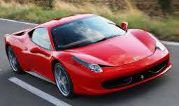 sportuitlaten Ferrari 458