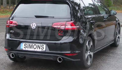VW Golf 7 Sportuitlaten van Simons