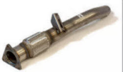 Megane RS flex uitlaat downpipe naar voordemper