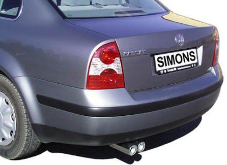 Simons Sportuitlaat voor Passat 1996-2004