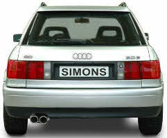 Audi 80 Sportuitlaat van Simons