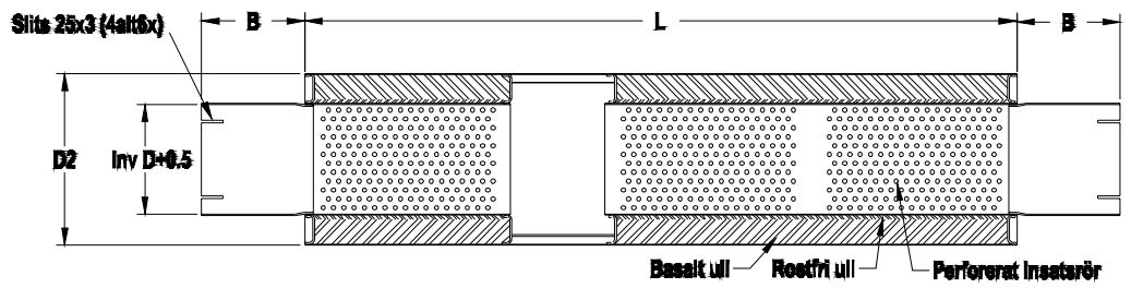 afmetingen uitlaatdemper 100mm