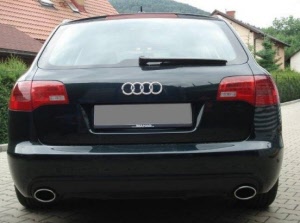 audi a6 4f met ulter sportuitlaat