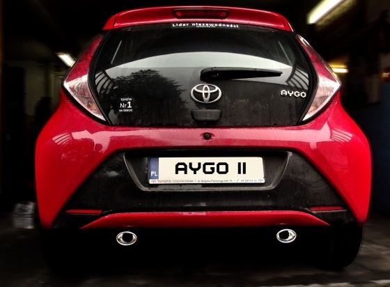 aygo 2 met ulter sportuitlaat