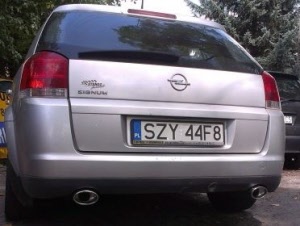 duplex sportuitlaat opel signum ulter