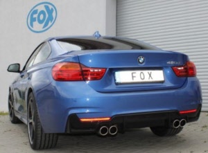 f30 sportuitlaat van fox