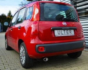 fiat panda met sportuitlaat van ulter