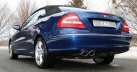 fox sportuitlaat mervedes clk w209