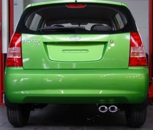 kia picanto met ulter sportuitlaat