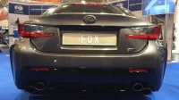 lexus rc f met fox sportuitlaat