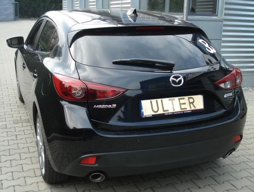 Mazda 3 (165PK) met Ulter sportuitlaat van RVS.