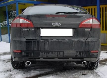 Ford Mondeo 4 met Ulter Duplex Sportuitlaat Ovaal