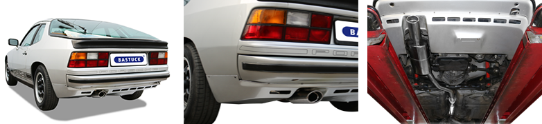 Sportuitlaten voor de Porsche 924 / 924S en 924 Turbo