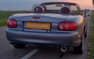 simons mazda mx5 sportuitlaat