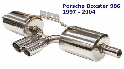 986 Porsche Boxster Sportuitlaat