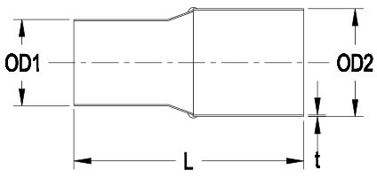 4" naar 3,5" uitlaat verloop