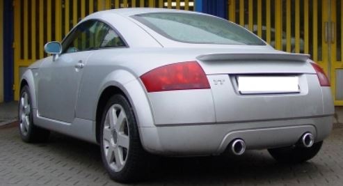 Audi TT Quattro met Ulter 100mm sportuitlaat