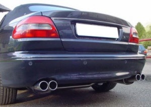 volvo c70 duplex sportuitlaat fox