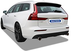 volvo v60 met bastuck sportuitlaat